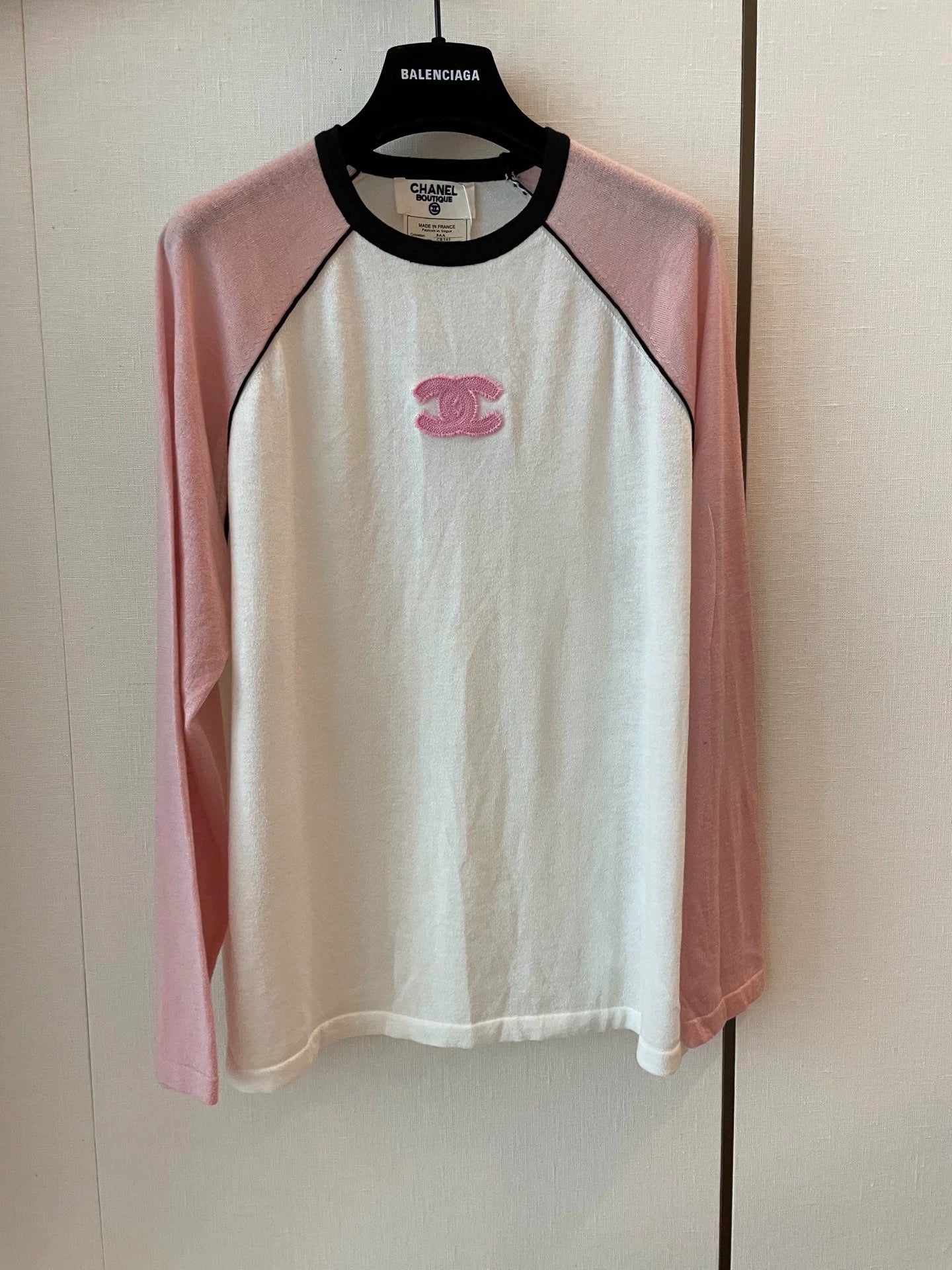 25fw New color blocked long sleeves