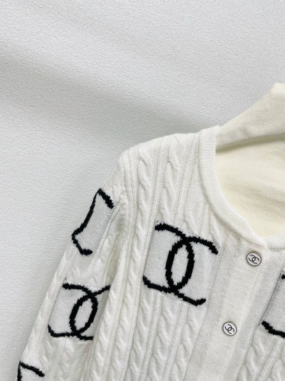 Double C Fried Dough Twists cardigan