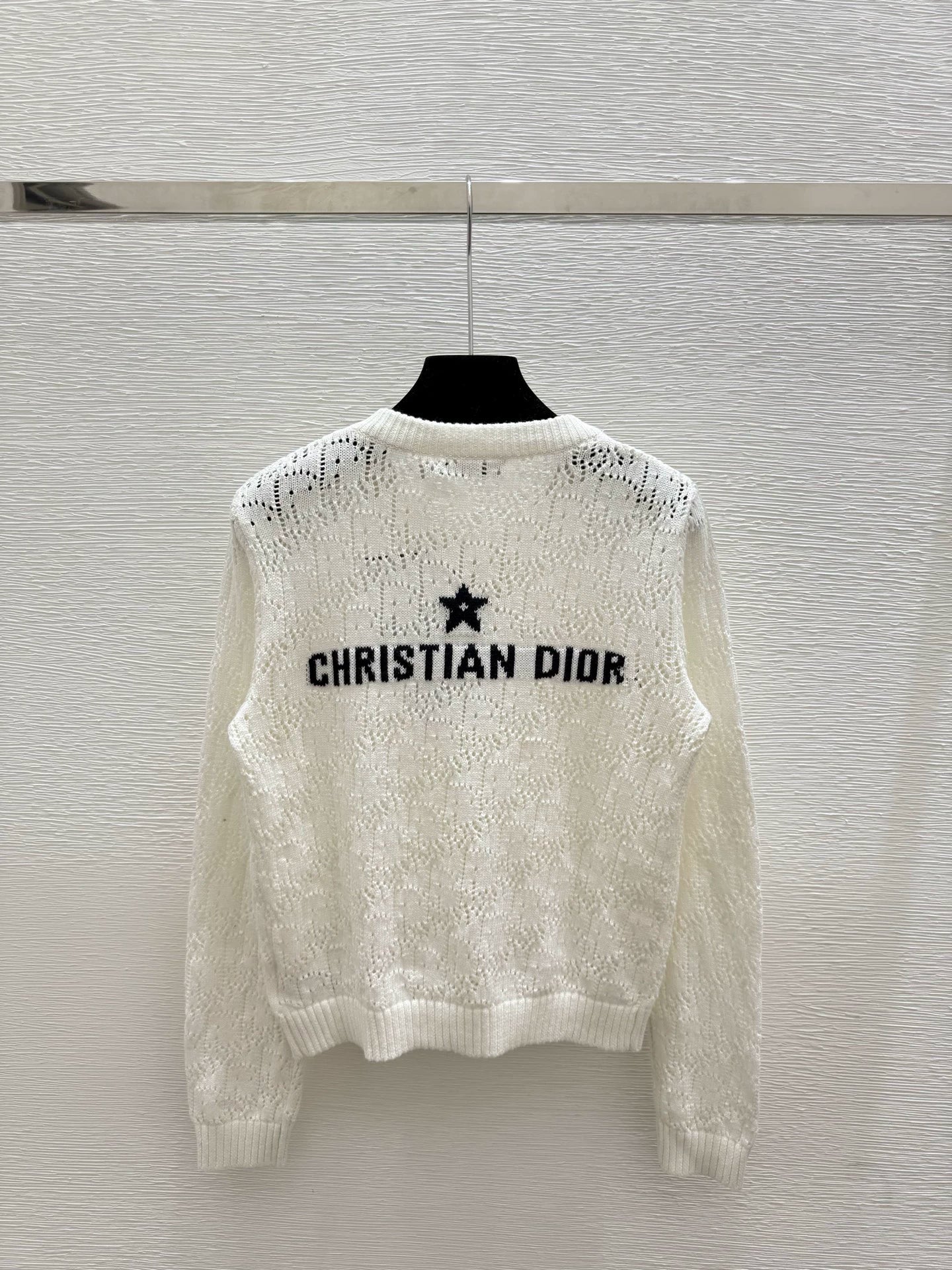 25fw Hollow knit cardigan