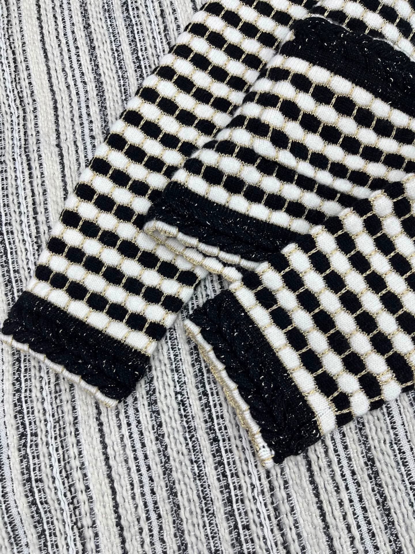 25fw Color blocking V-neck jacket