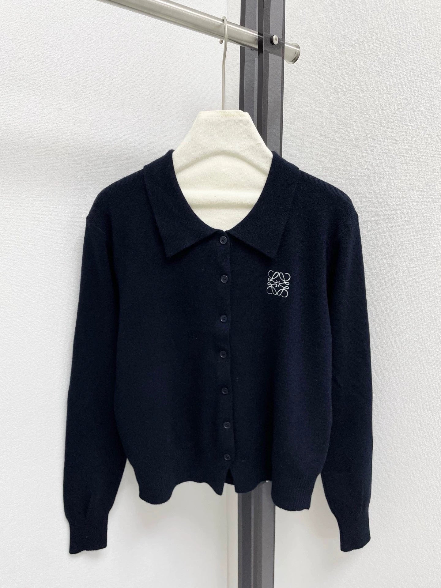 25fw Collar knit cardigan