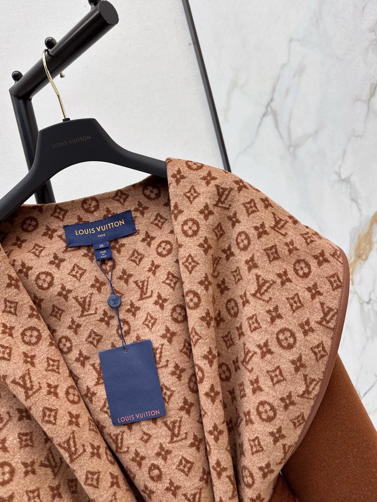 Double sided wearable classic wrap style short hooded jacket