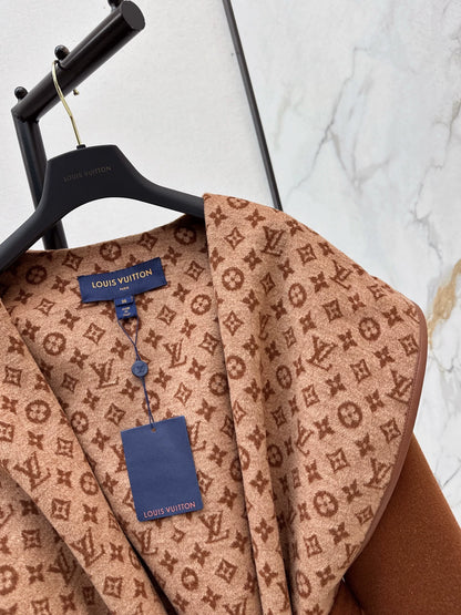 Double sided wearable classic wrap style short hooded jacket