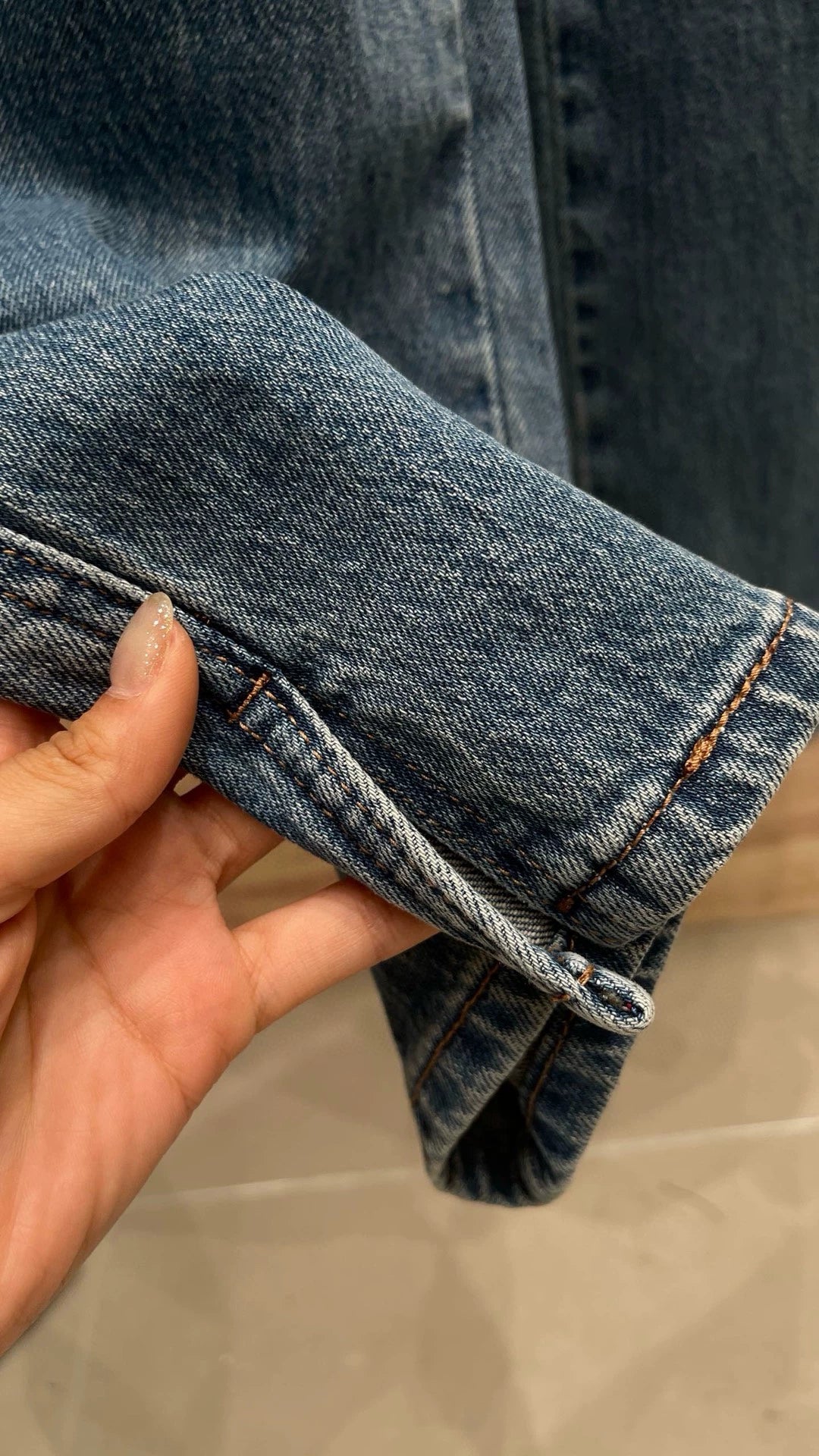 25fw Straight slit denim(vintage series)