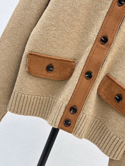 25fw new cashmere stand collar jacket