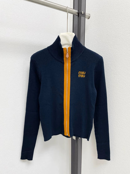 25fw Stand up collar cardigan