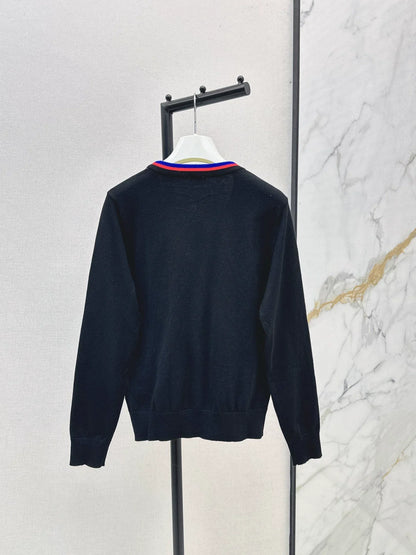 25fw Embroidered decorative cardigan