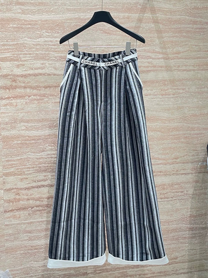 25fw Vertical stripe straight leg pants(vintage series)