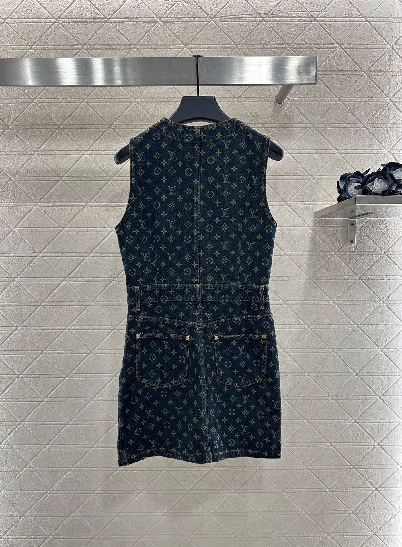 25fw Cowboy vest skirt