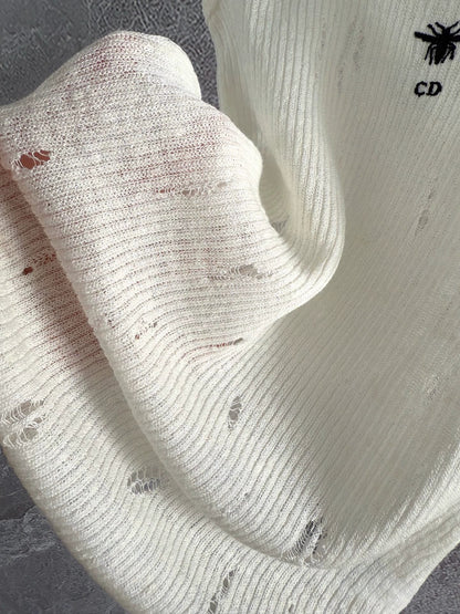 25 Hole craft vest sleeveless top