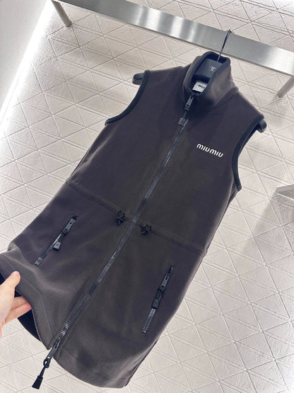 25fw Polar fleece vest skirt