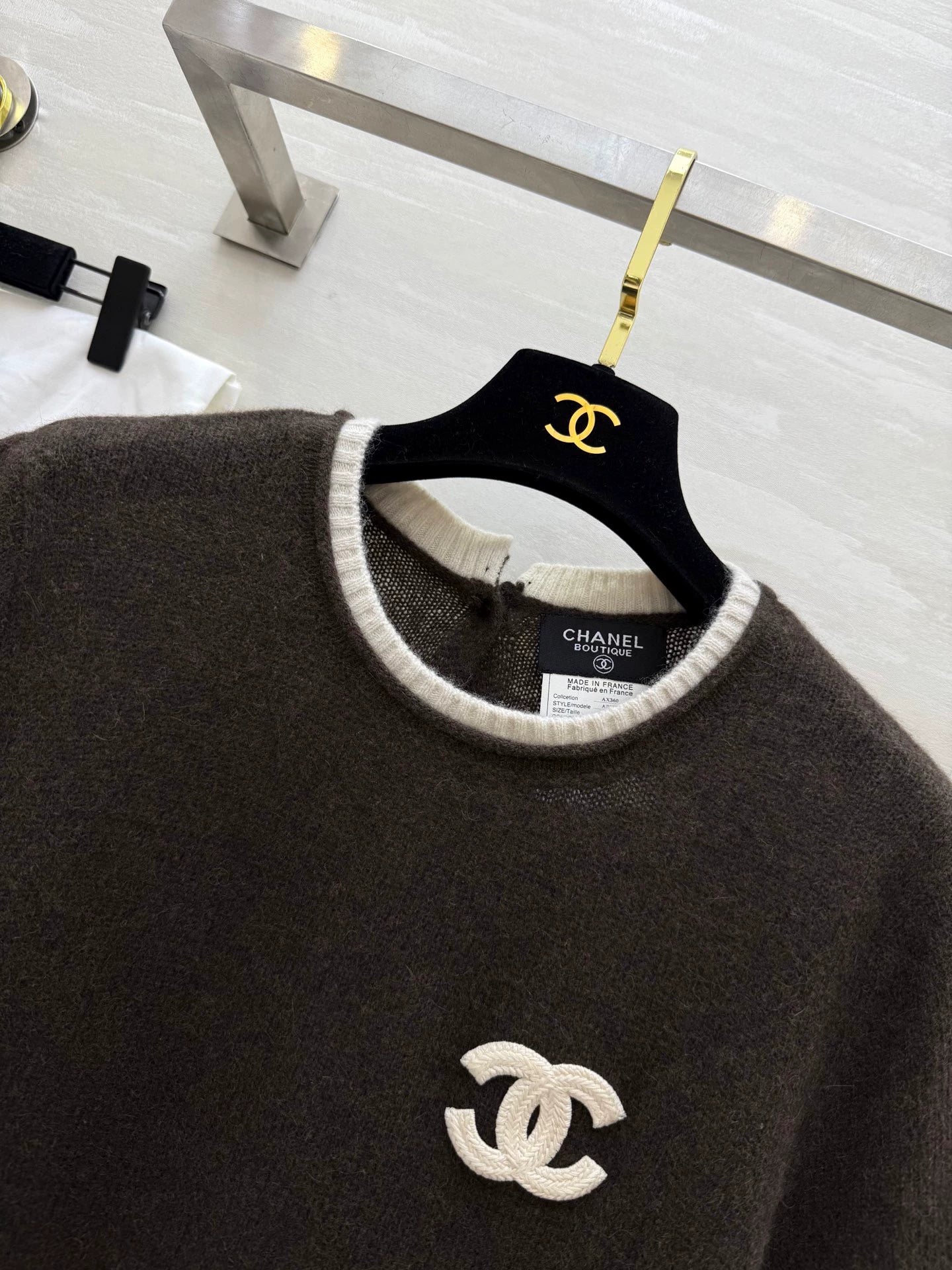 25fw Raccoon plush short sleeved shirt