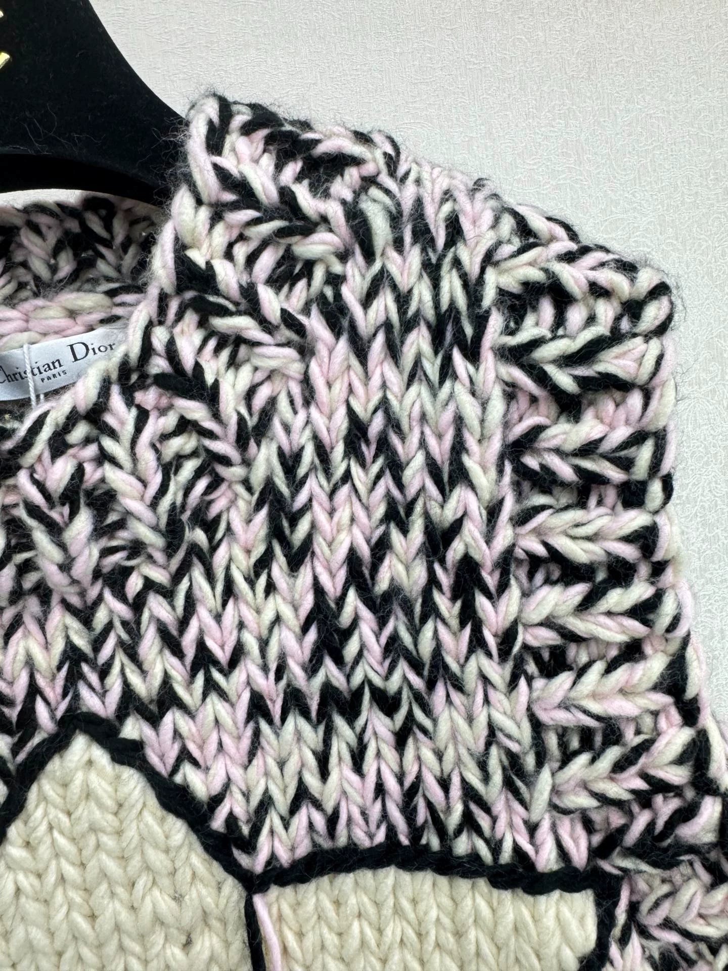 Five pointed star knitted vest