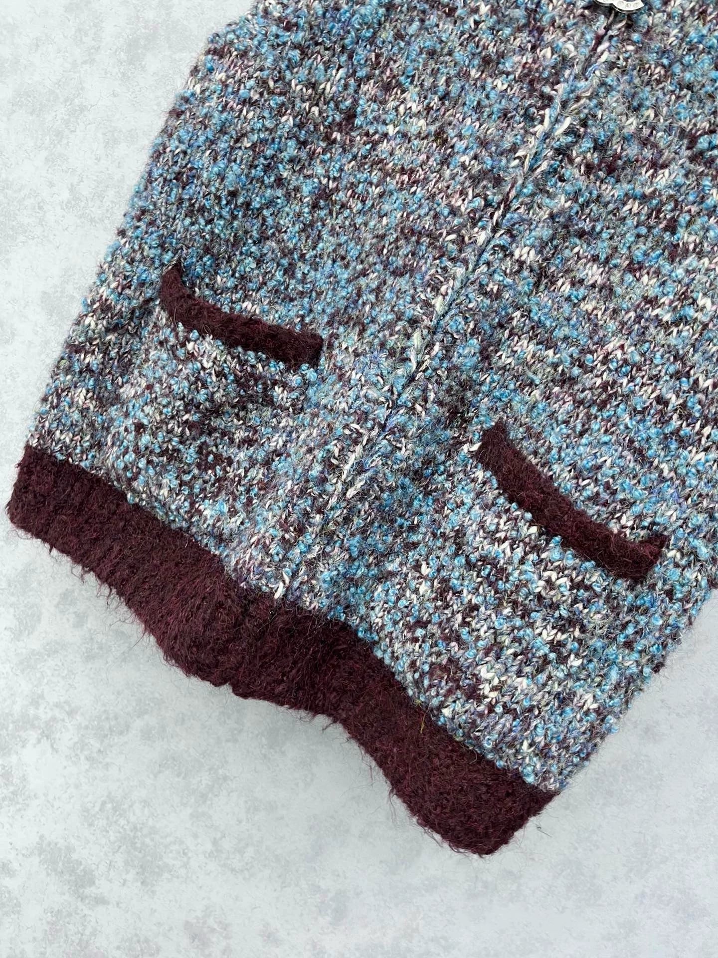 Color blocked lapel vest jacket