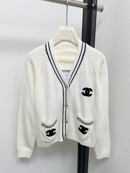 Double C Knitted Cardigan