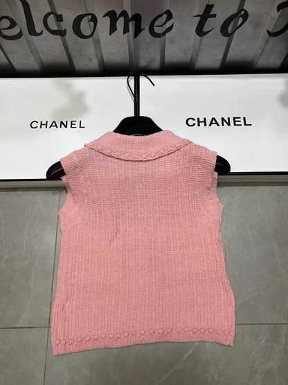 25 Summer New Lapel Pocket Vest