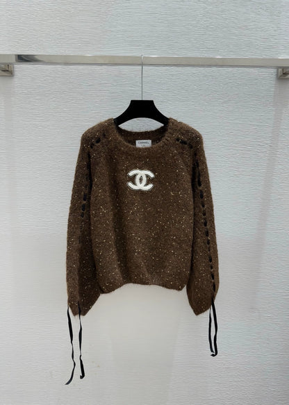 Hollow knit sweater