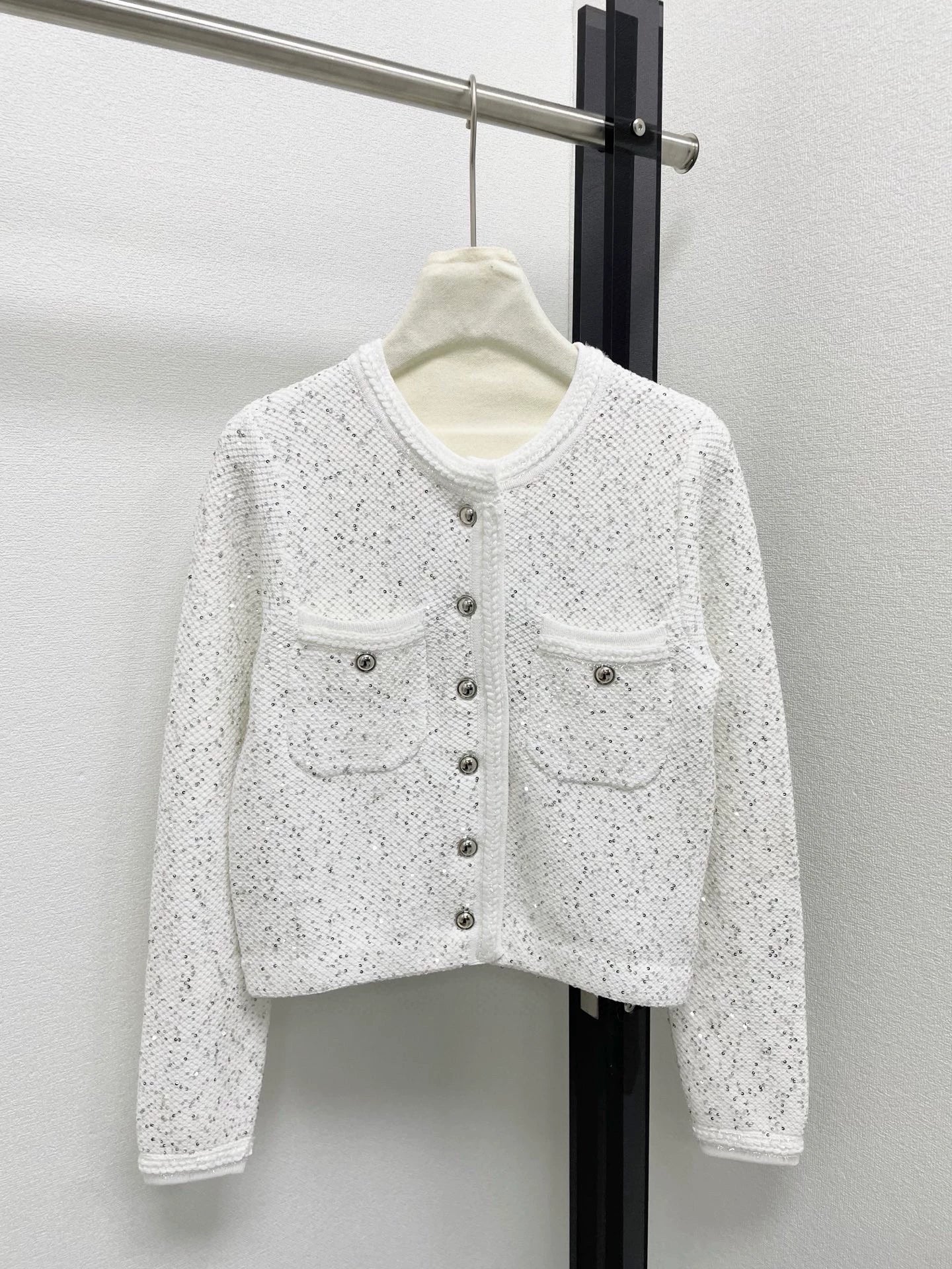 25fw Fragrant sequin short jacket
