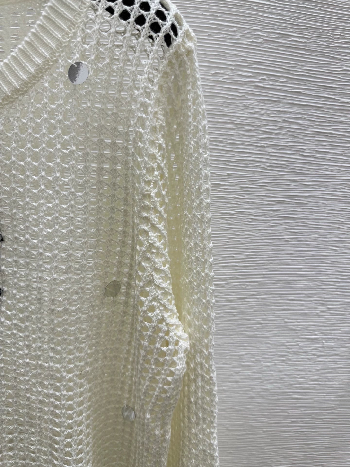 25fw Hollow knit sweater