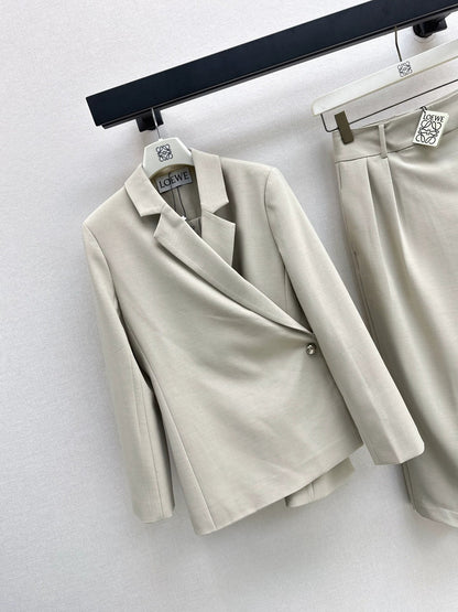 25fw Side button decorative suit jacket