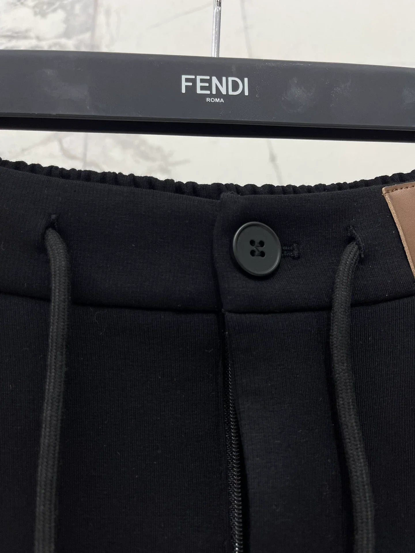 25fw Drawstring wide leg pants