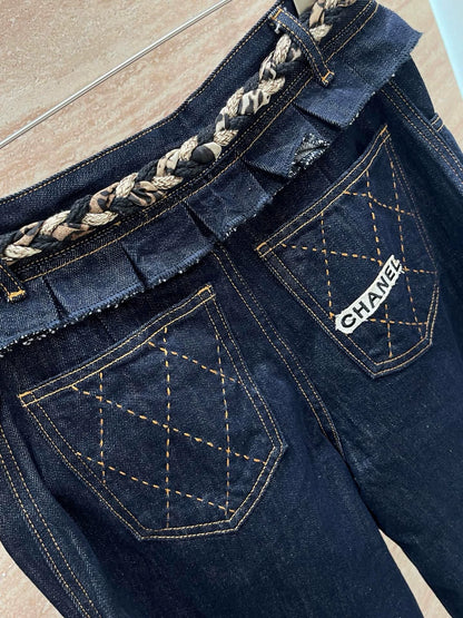 25fw Xiaoxiang lace hemp rope pants (vintage series)