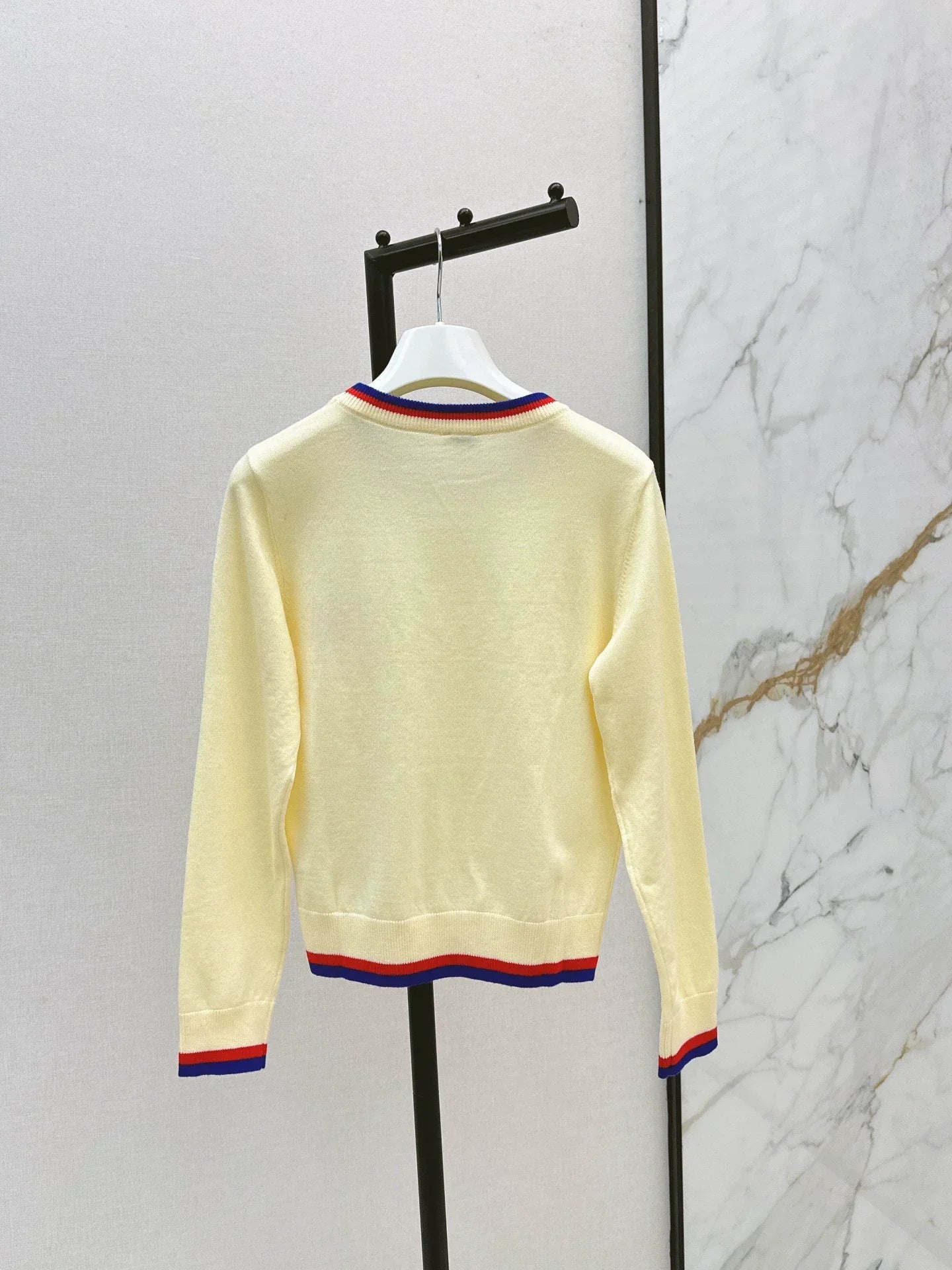 25fw Embroidered Knitted Sweater