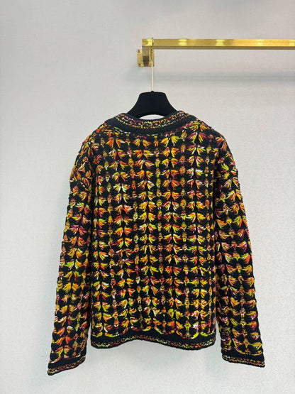 Colorful Knitted Cardigan