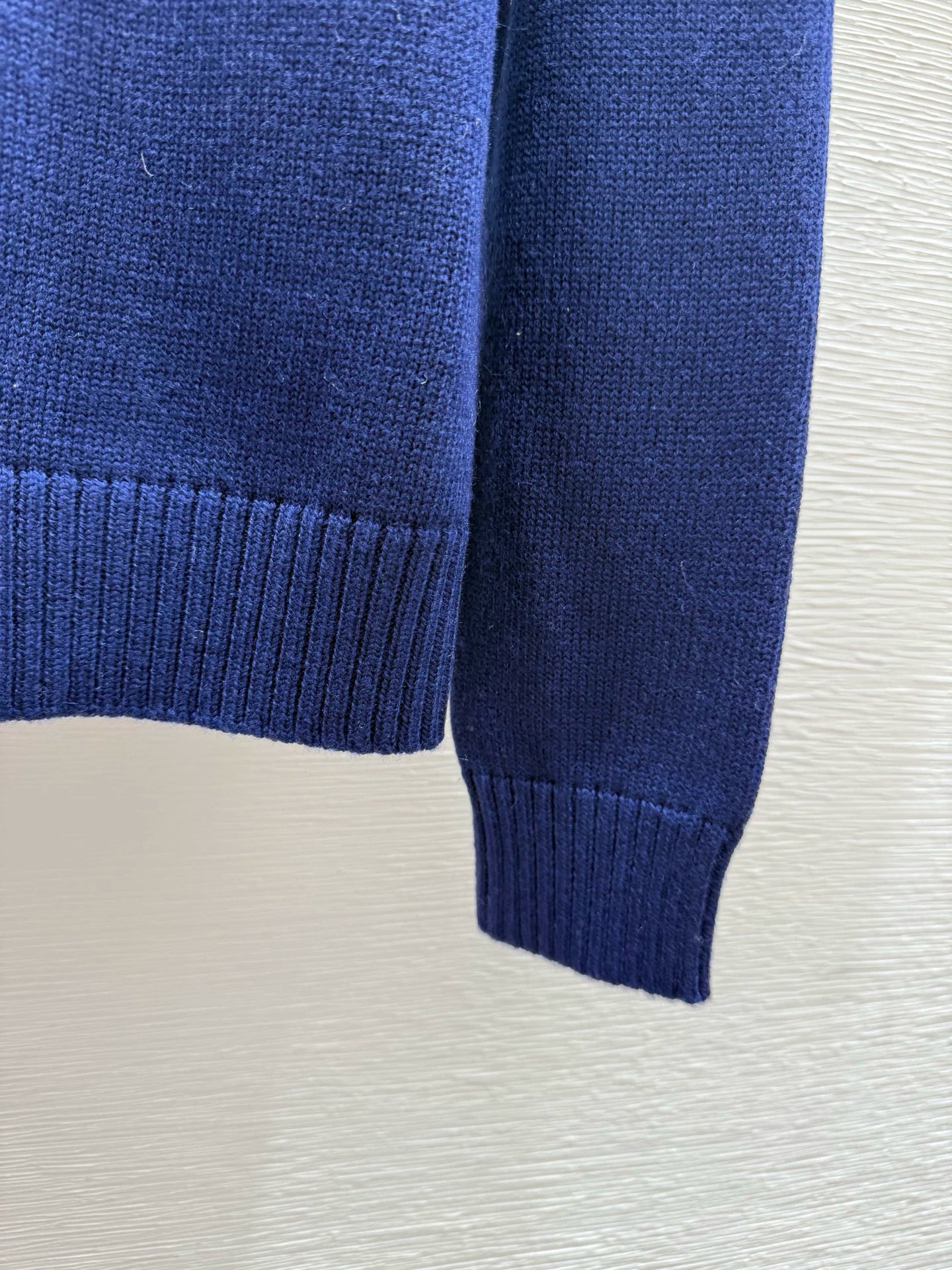 Color blocked knitted pullover sweater