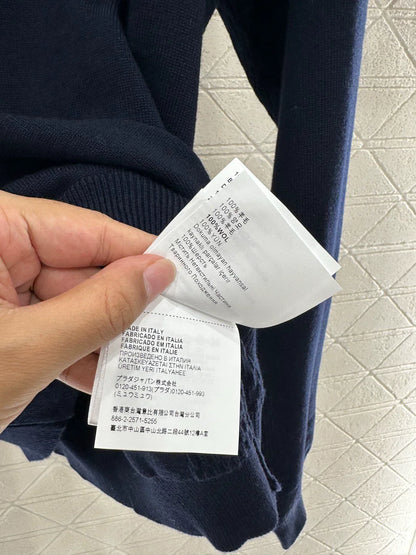 25fw Knitted long sleeved collar