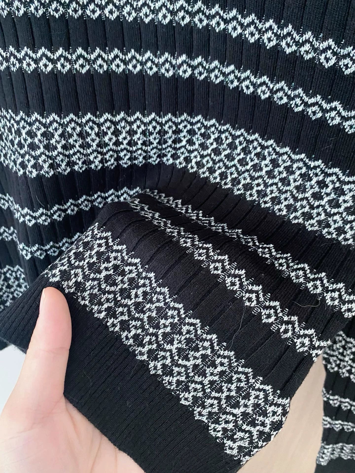 25fw Striped Knitted Long Sleeve