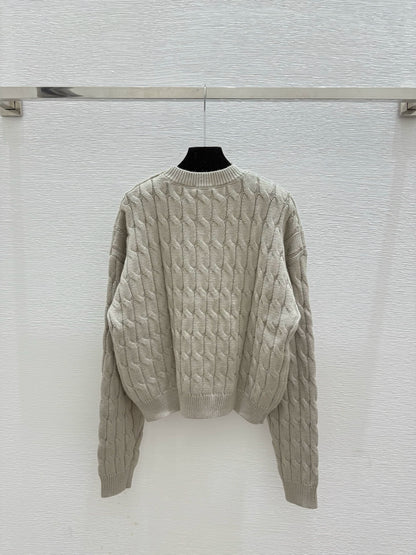 25fw Fried Dough Twists knitting sweater