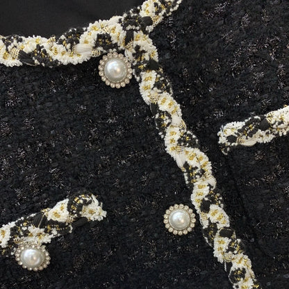 25fw Silver silk woven blended jacket