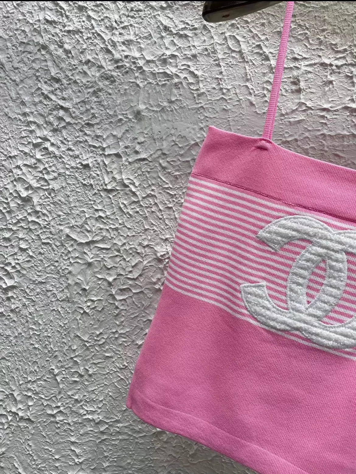 25 Summer New Striped Knitted Suspenders