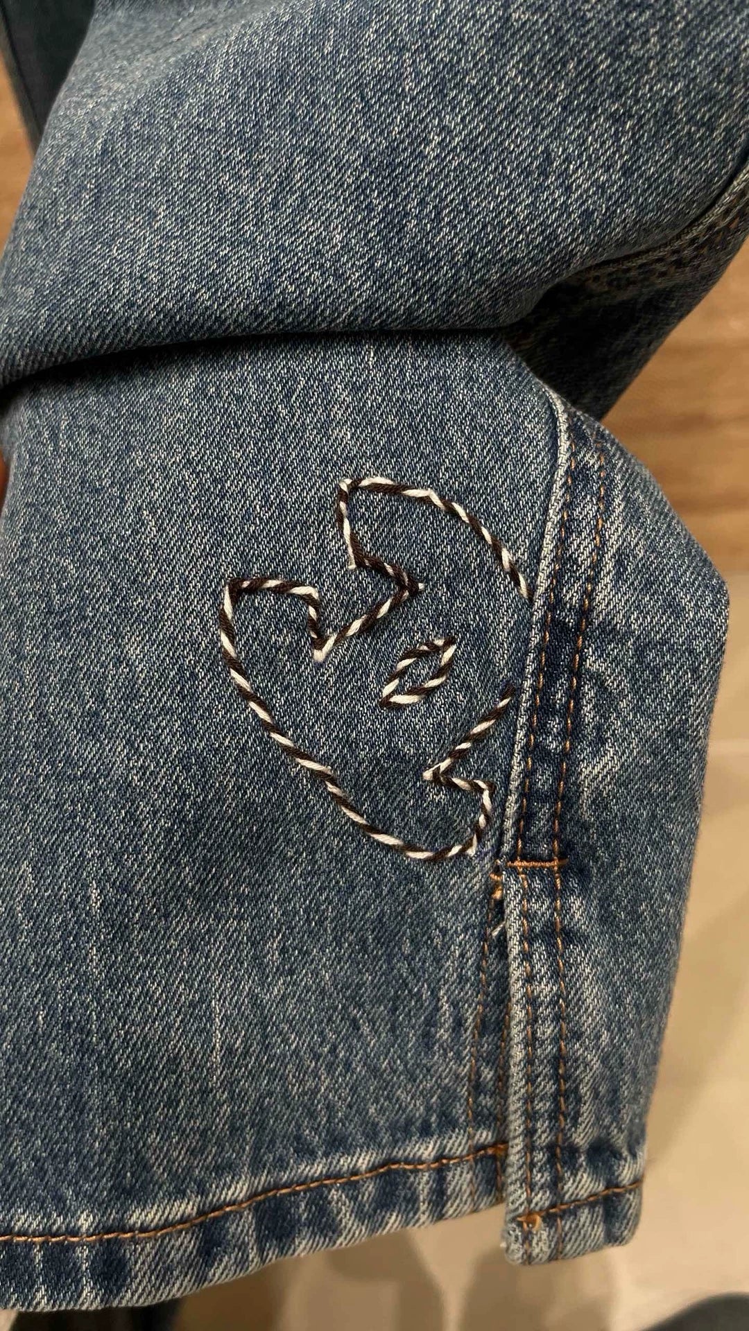 25fw Straight slit denim(vintage series)