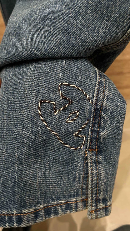 25fw Straight slit denim(vintage series)