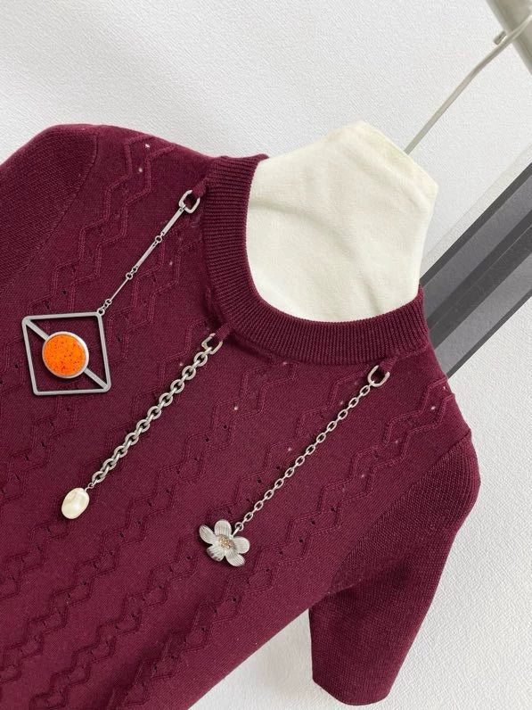 25fw Pendant ornament short sleeved