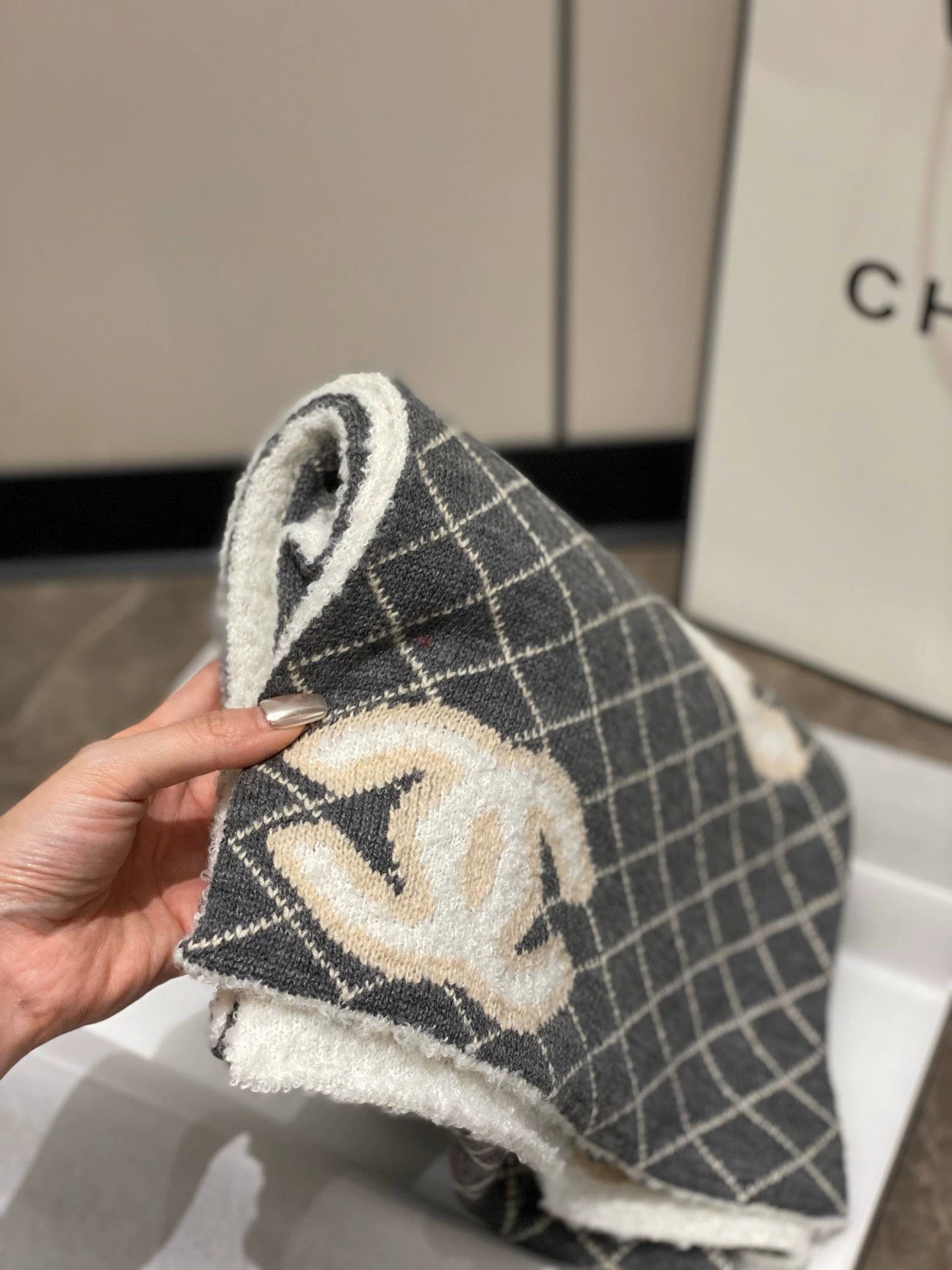 25fw Double sided new scarf