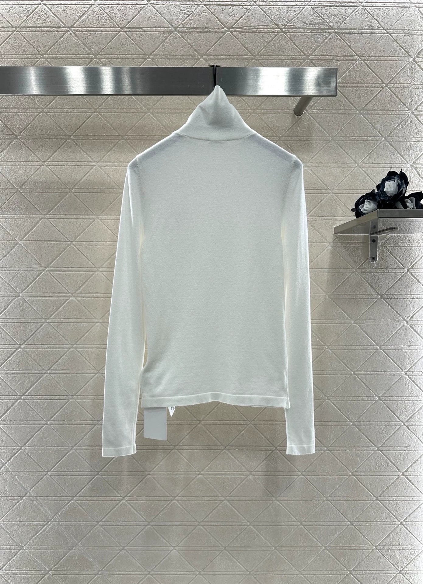 25fw High neck base shirt