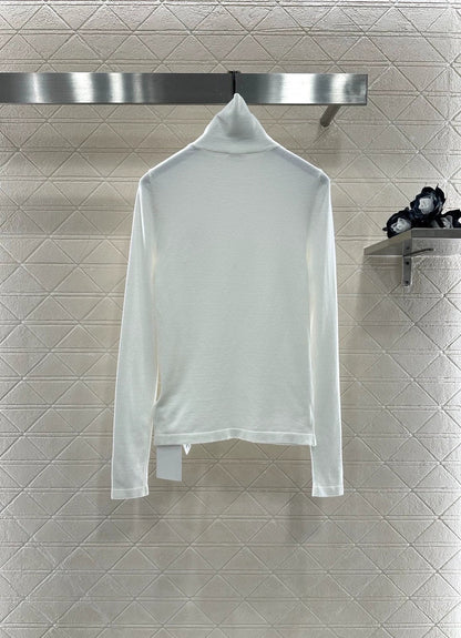 25fw High neck base shirt