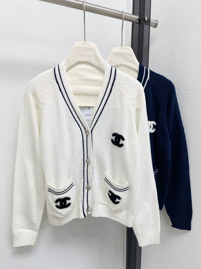 Double C Knitted Cardigan
