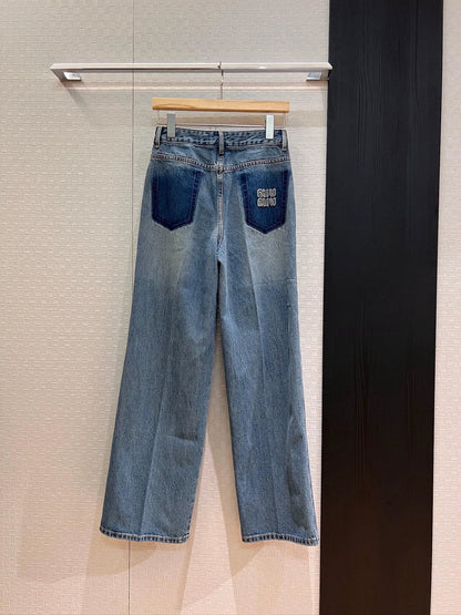 Fake pocket jeans