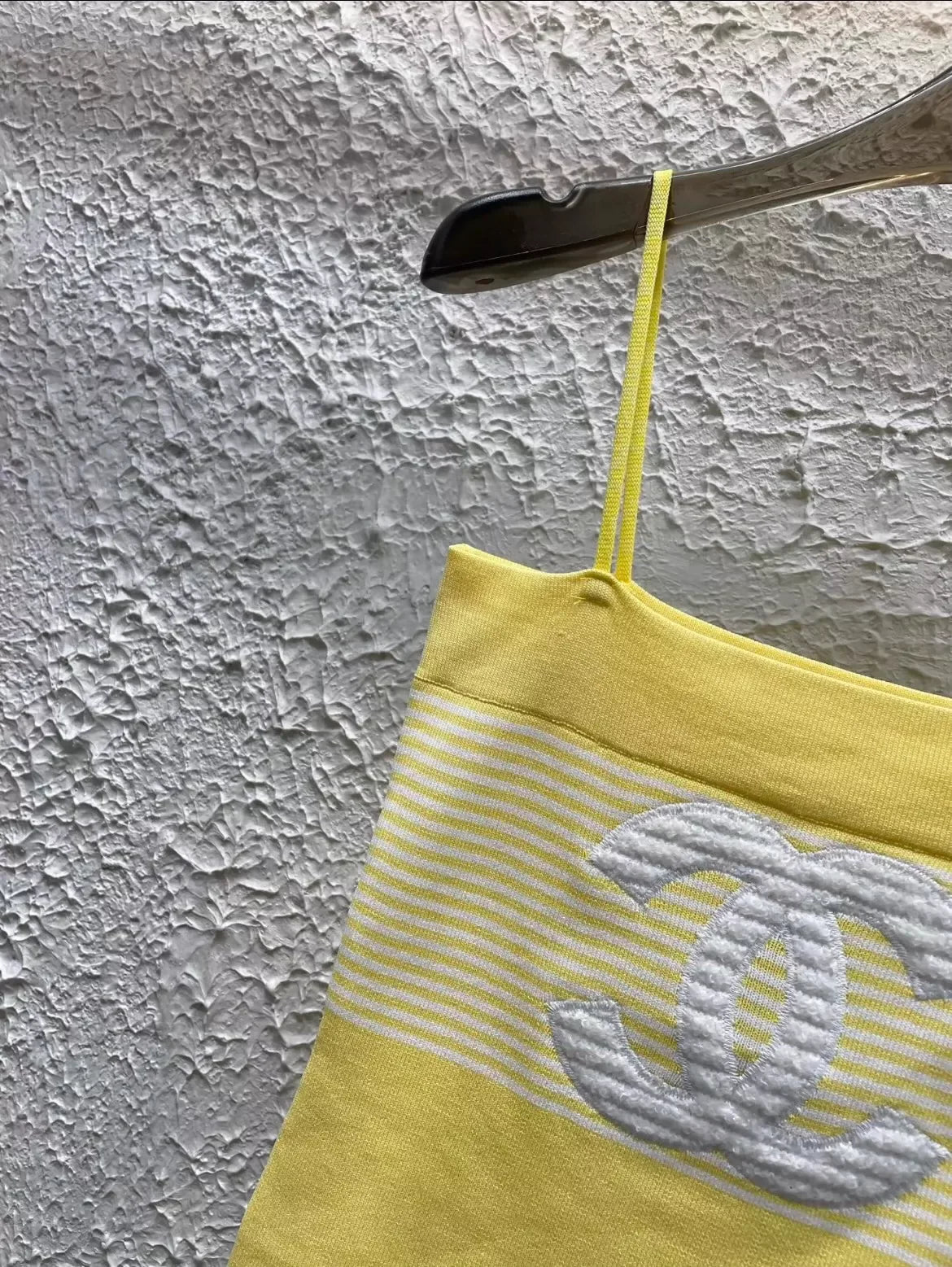 25 Summer New Striped Knitted Suspenders