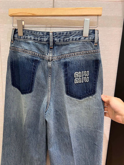 Fake pocket jeans