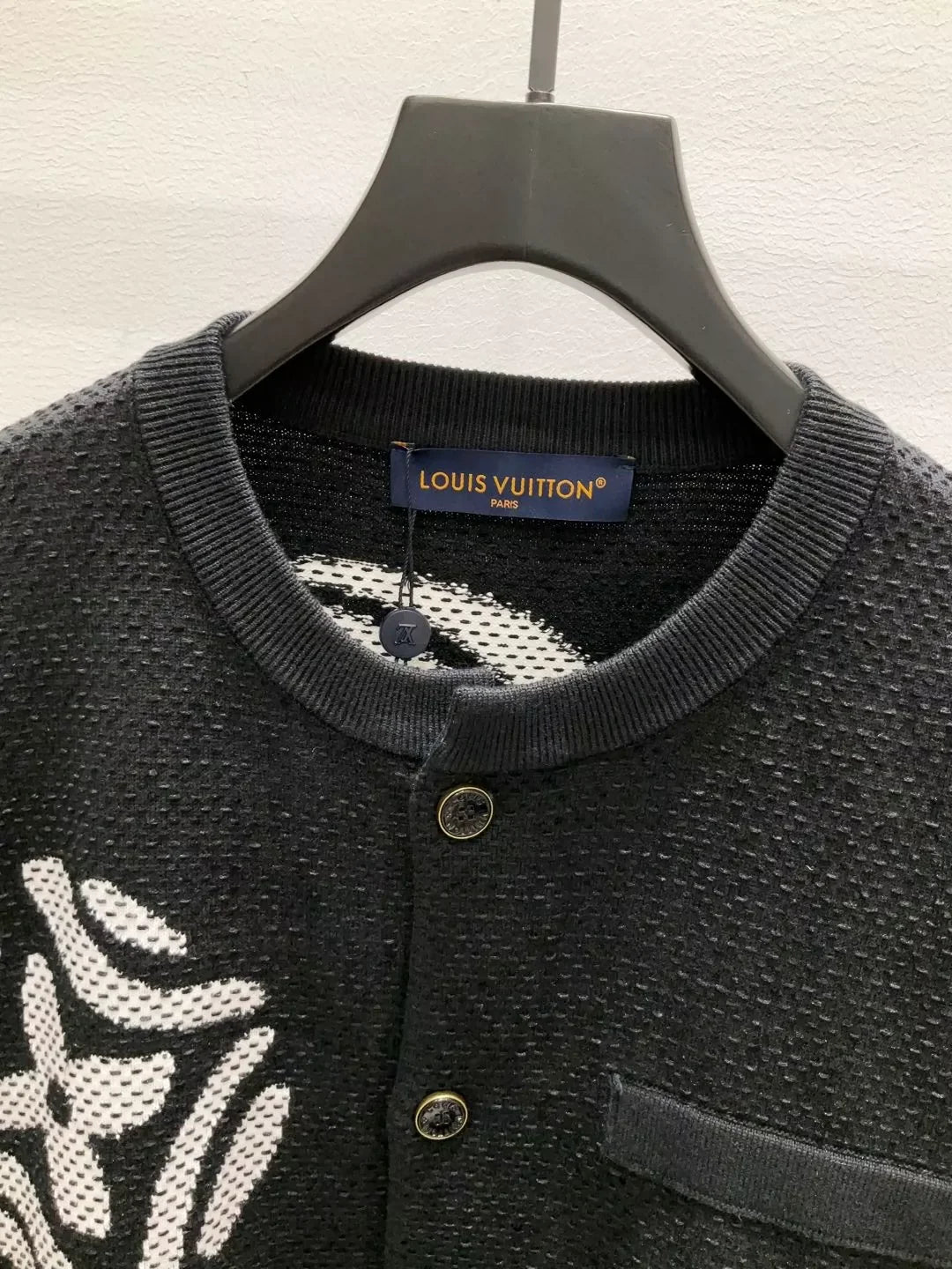 25fw Co branded knitted cardigan