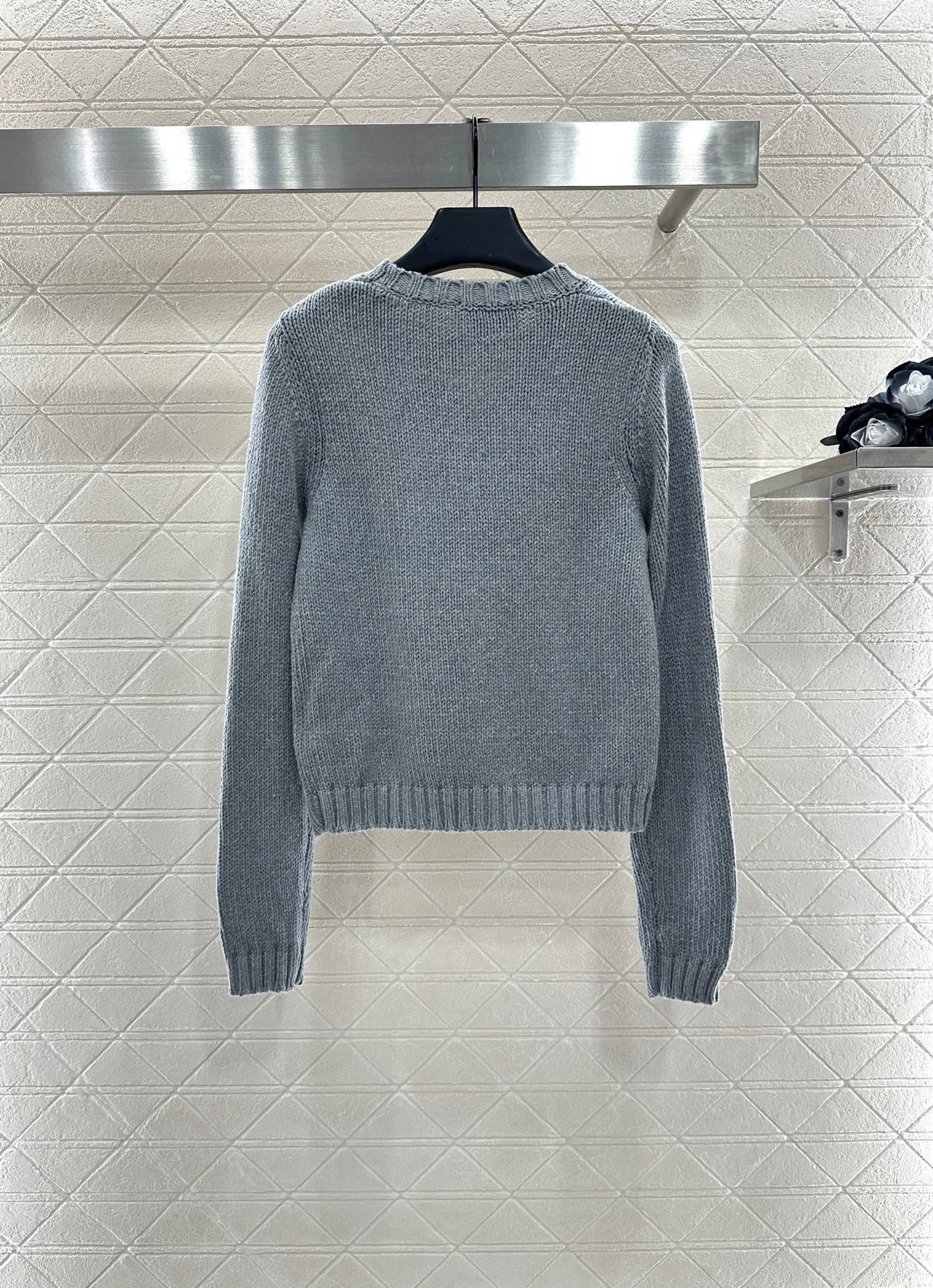 25fw Diamond Knitted Long Sleeve