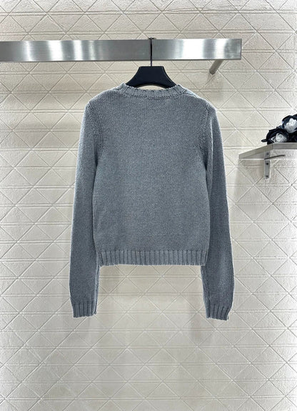 25fw Diamond Knitted Long Sleeve
