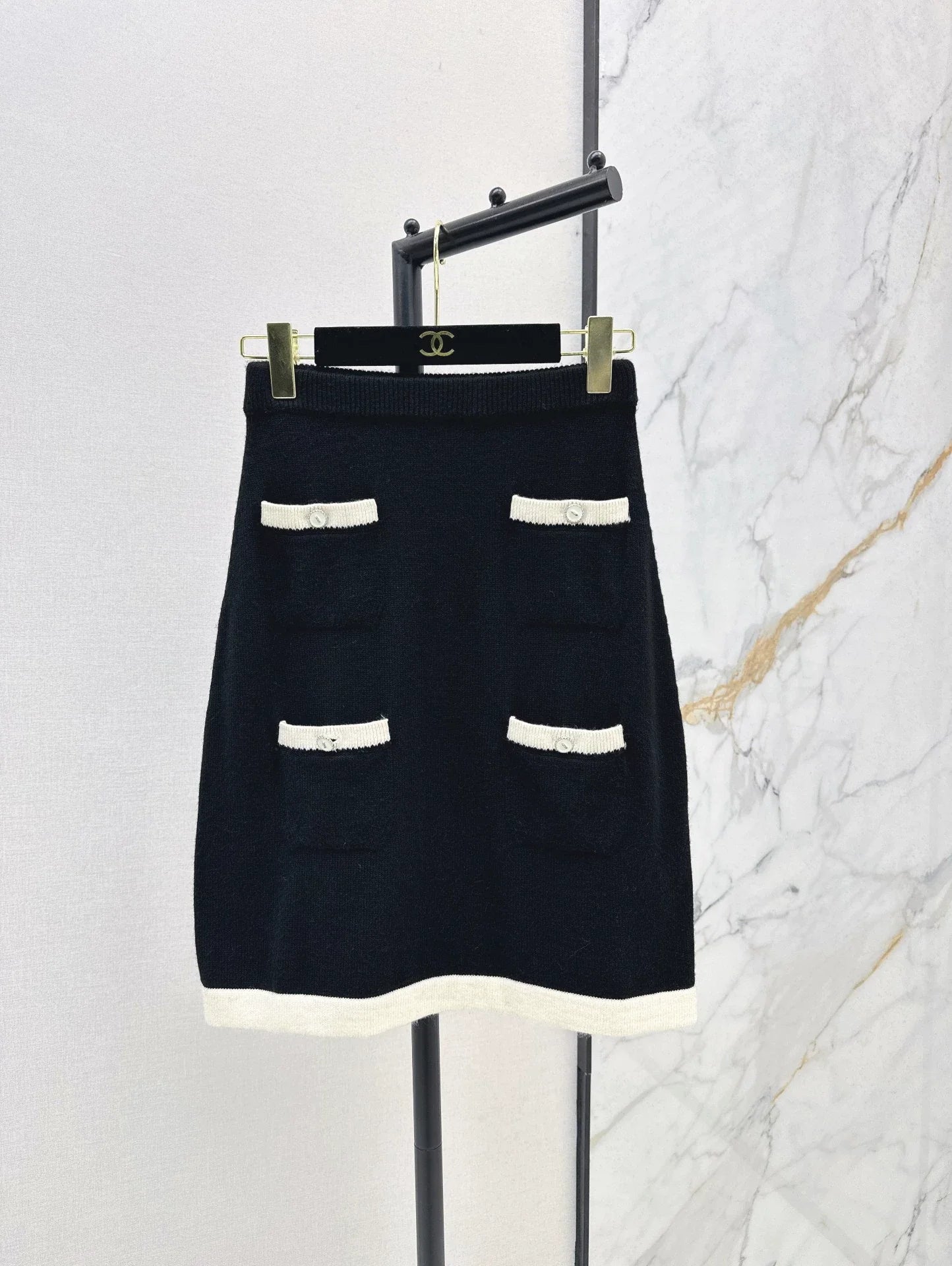 25fw Pocket Decorative Half Skirt