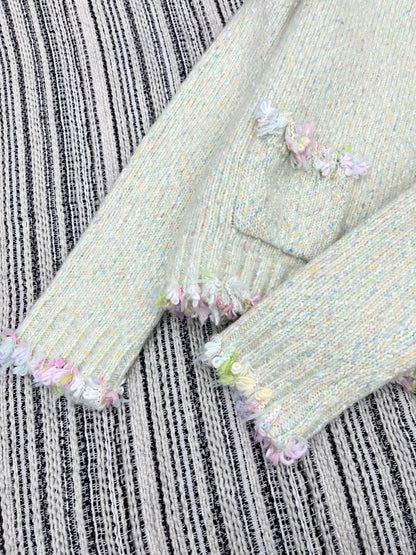 25fw Lace round neck jacket