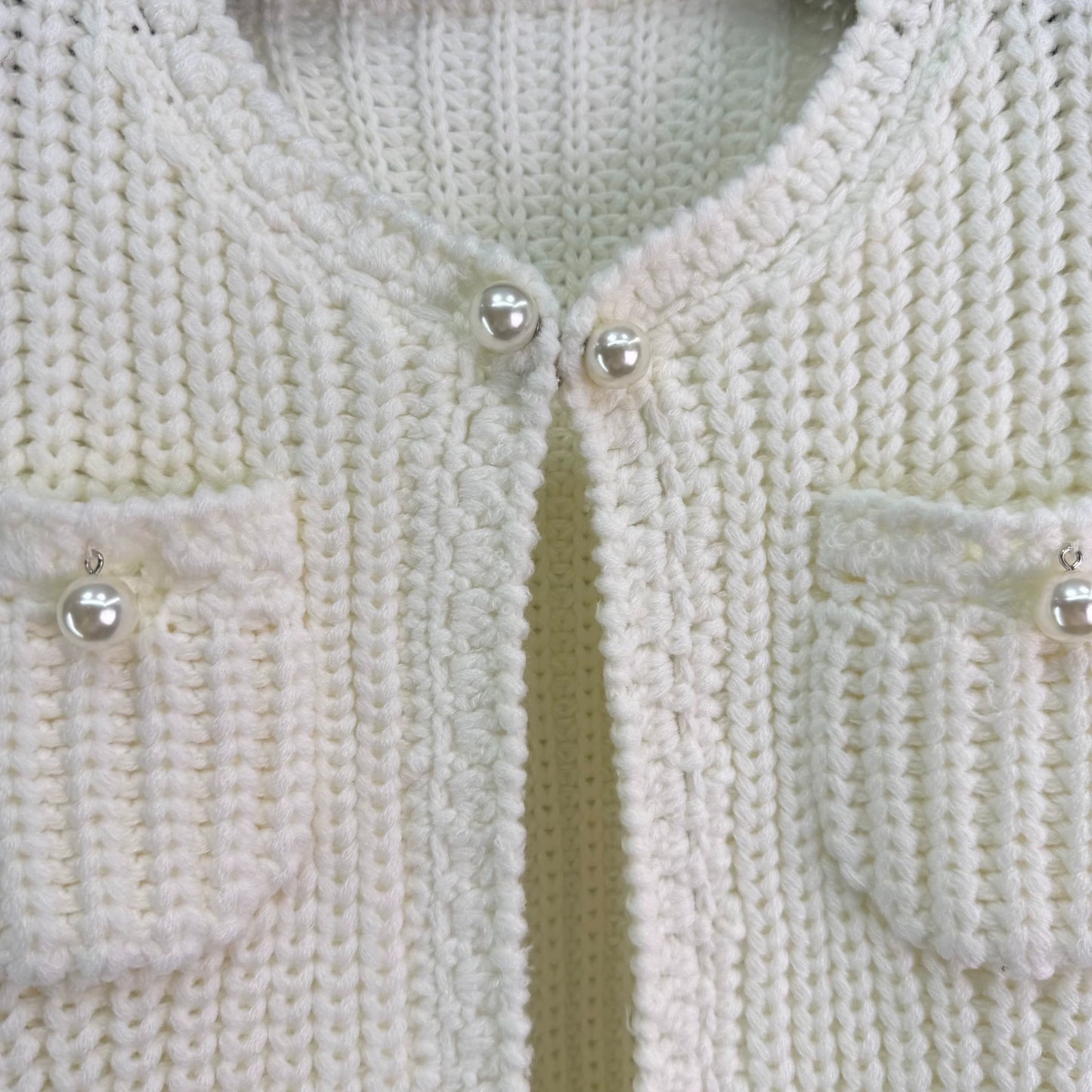 round neck cardigan
